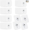 40 PCs Wall Hangers Without Nails, 2 Types Adhesive Hooks by Unknown