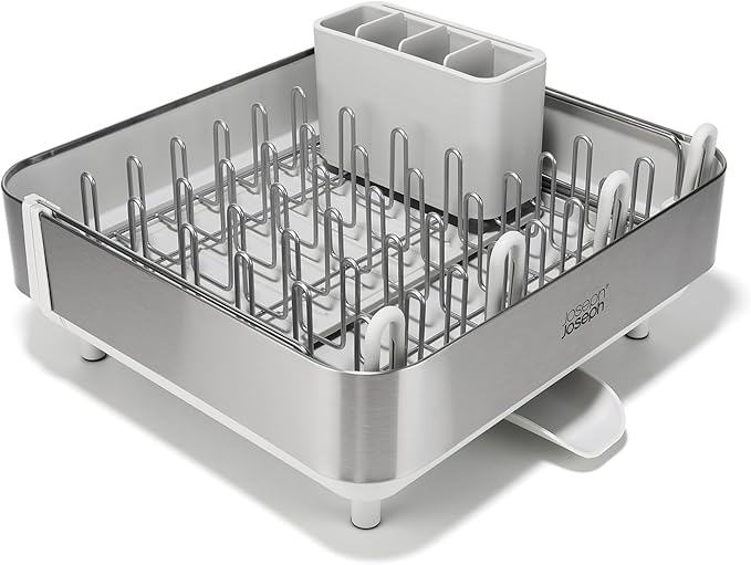 Joseph Joseph Extend Steel Plus Extendable Dish Rack Steel, Small to Large Dish - Image 2