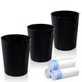 UUJOLY Small Trash Can Wastebasket Garbage Can Container Bins by UUJOLY