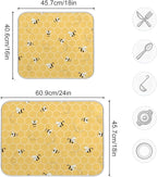 Funny Bees Honey Dish Drying Mat 16x18 - Image 3