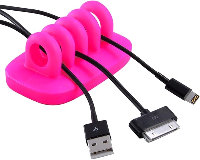 Cable Clip Holder Weighted Desktop Cord Management Fixture by JacobsParts