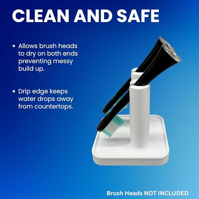 Countertop Electric Toothbrush Replacement Brush Head Holder – Compatible - Image 3