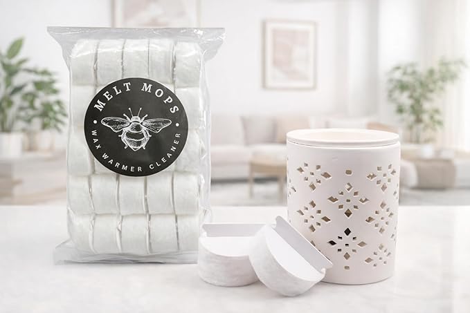 Melt Mop® Wax Melt Cleaner Pads 100% Cotton Disposable Pads - Image 3