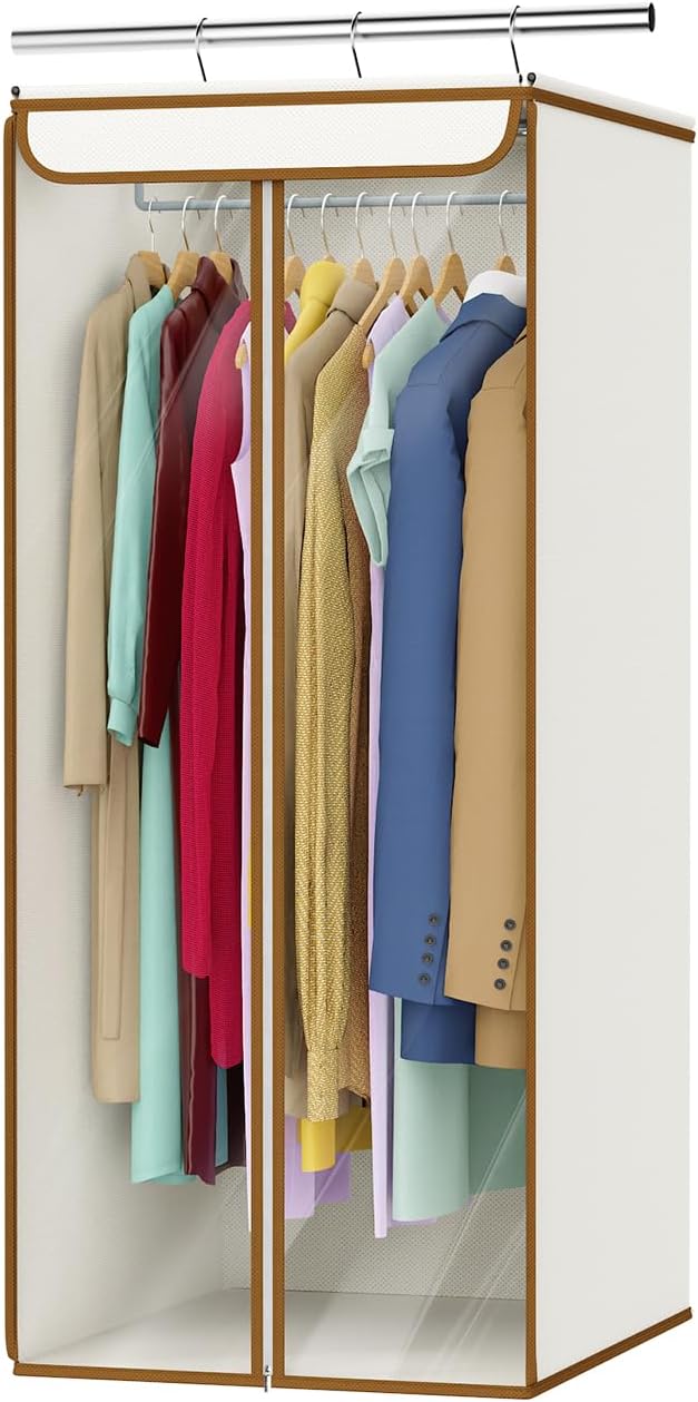 Univivi Garment Bags for Hanging Clothes, Large Clothes Storage Bags Closet by Univivi