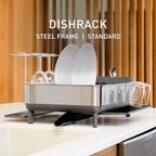 simplehuman Large Capacity Dish Drying Rack - Image 3