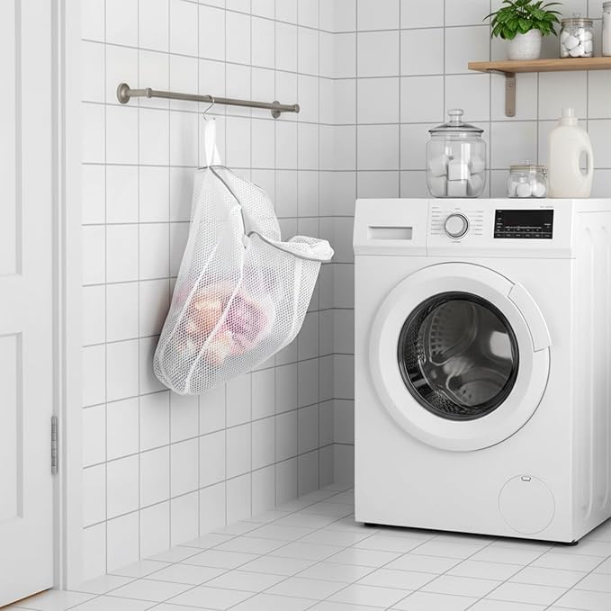 3Pcs 22" x 15" Mesh Hanging Laundry Bags - Image 6