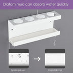 Wall Mounted Electric Toothbrush Holder, 4 Slots Stand - Image 2