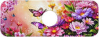 Pink butterfly flower Kitchen sink faucet pad, strong water absorption - Image 9