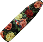 Rose Hummingbird Ironing Board Cover and Pad 15x54 Removable Padding Decorative by Tongluoye