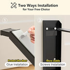 Door Stop, No Drilling Door Stoppers to Keep Door Open, Easy Pedal Kick Down - Image 5