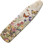 ZDCUSTOM Colorful Floral Butterfly Print Ironing Board Cover 15 x 54 inch by Unknown