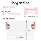 Compressed Towels for Travel, 70 Bulk Pack Coin Tissues, Individually Wrapped - Image 2