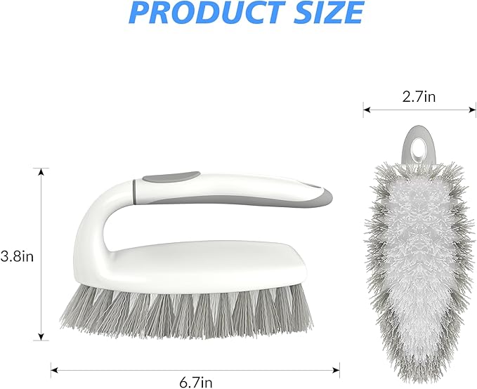 SetSail Heavy Duty Scrub Brush, Stiff Bristles Cleaning Brush - Image 2
