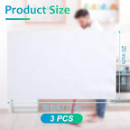 Newwiee 3 Pcs Extra Large Microfiber Cleaning Cloth 30" x 20" Washable Reusable - Image 2