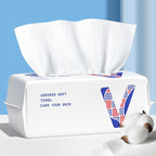Face Towels Disposable Cotton Facial Towels, Drying Tissue by Vuacepe