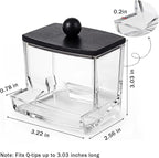 SheeChung 10 Oz Acrylic Qtip Holder Dispenser - Image 7