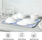 Super Absorbent Dish Drying Mat, Microfiber Fast-Drying Dish Mat, Kitchen Dish - Image 7