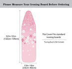 Cherry Blossom Ironing Board Cover and Pad Standard Size Padding Decorative - Image 5