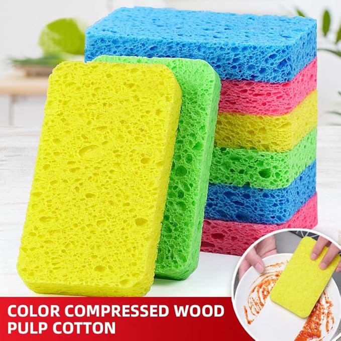 24 - Pack Non-Scratch Scrub Sponges - Sponges - Image 5