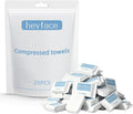 Compressed Towels Tablets 25 Bulk Set Disposable Compressed Washcloths by heyface