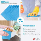 Orighty Cleaning Cloths, Shop Towels 100 Pack, Shop Rags Reusable, Microfiber - Image 5