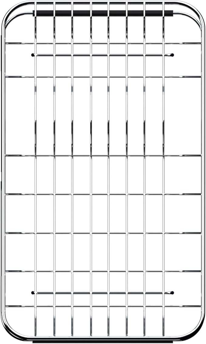 Stainless Steel Dish Drying Rack, Expandable Fruit & Vegetable Drain Rack over - Image 2