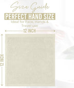 DAN RIVER 12 Pack Wash Cloths for Showering - Image 2