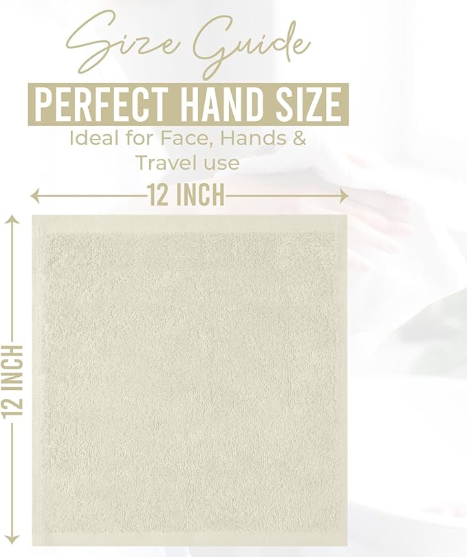 DAN RIVER 24 Pack Wash Cloths for Showering - Image 2