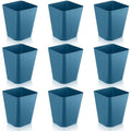 Hoolerry 9 Pieces Garbage Can 2 Gallon Small Trash Cans Bulk Bathroom Trash Bin by Hoolerry