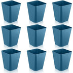 Hoolerry 9 Pieces Garbage Can 2 Gallon Small Trash Cans Bulk Bathroom Trash Bin by Hoolerry