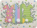 Easter Dish Drying Mat for Kitchen Counter Cute Bunny Rabbit Festival Holiday by Unknown