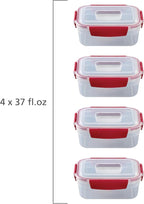 Joseph Joseph Nest Lock 8-piece Plastic BPA Free Food Storage Container Set - Image 3
