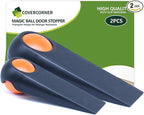 Door Stoppers for Bottom of Door, Rubber Door Stopper Wedges, Door Holders for by COVERCORNER