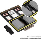JJC Camera Battery Memory Card Case, SD Micro SD TF MSD XQD Card and Battery - Image 5