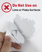 Uniclife 60 Pcs Self Adhesive Picture Hooks 33 Max lbs Load No Drill Screw - Image 2