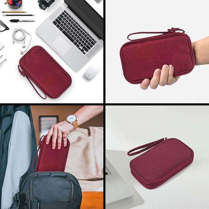 Electronic Organizer Travel Cable Accessories Bag, Case - Image 6