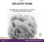 Loofah Sponge Bath Sponge for Women Men 4 Pack - Image 3