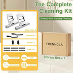 2 Pcs Mini Mop for Small Spaces, Foldable Self-Squeeze Wet and Dry Sponge Mop - Image 8