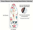 Nuxovilar Sewing Mannequin & Floral Pattern Ironing Board Cover, 15×54 inch - Image 4