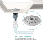 Bathtub Drain Hair Catcher, Silicone Tub Hair Catcher Drain Protector, - Image 6