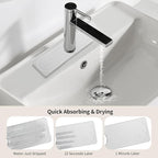 Stone Faucet Mat for Kitchen Sink, Diatomite Fast Drying Absorb Moisture Tray - Image 5