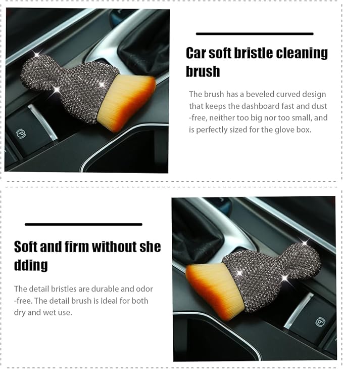 zipelo Auto Interior Dust Brush, Car Detailing Cleaning Brush - Image 3