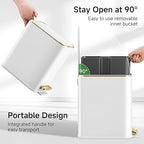 TIPGO Small Bathroom Trash Can - Image 5