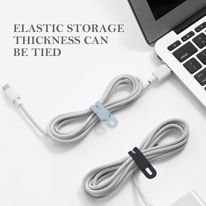 Donruby 30Pcs Silicone Cable Ties - Image 6