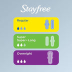 Stayfree Maxi Pads for Women, Super - Image 5