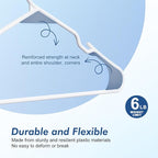 HOUSE DAY Plastic Hangers 16 Pack - Image 3