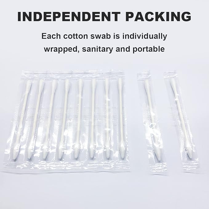 Individually Wrapped Double Tipped Cotton Swabs, Travel Size - Image 6