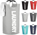 Mziart 90L Large Collapsible Laundry Hamper Laundry Basket by Mziart