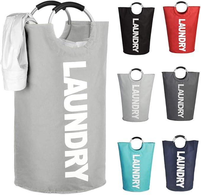 Mziart 90L Large Collapsible Laundry Hamper Laundry Basket by Mziart