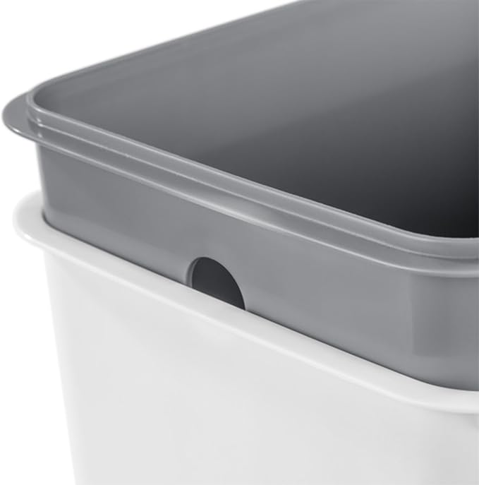 Sterilite 2.7 Gallon Rectangular StepOn Wastebasket - Image 8